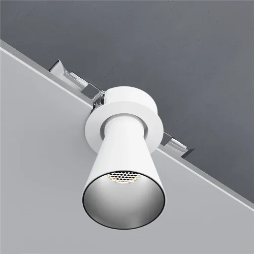 Светильник встраиваемый поворотный светодиодный с антибликовой решеткой Bell 8W 4000K белый 25097/LED - фото 5