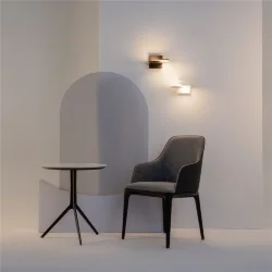 Настенный светильник (бра) Flap 3000К 12Вт (Черный)