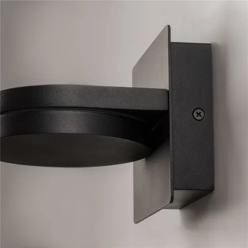 Настенный светильник (бра) Flap 3000К 12Вт (Черный) - фото 8