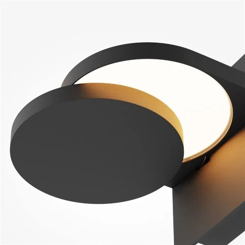 Настенный светильник (бра) Flap 3000К 12Вт (Черный) - фото 9