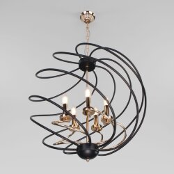 Филаментная светодиодная лампа "Свеча витая" CW35 7W 3300K E14 прозрачная BLE1413