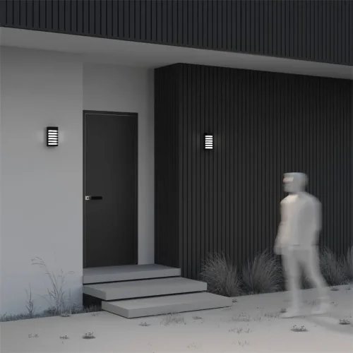 Настенный светильник (бра) Remsa E14х1 40Вт IP 54 (Черный) - фото 3