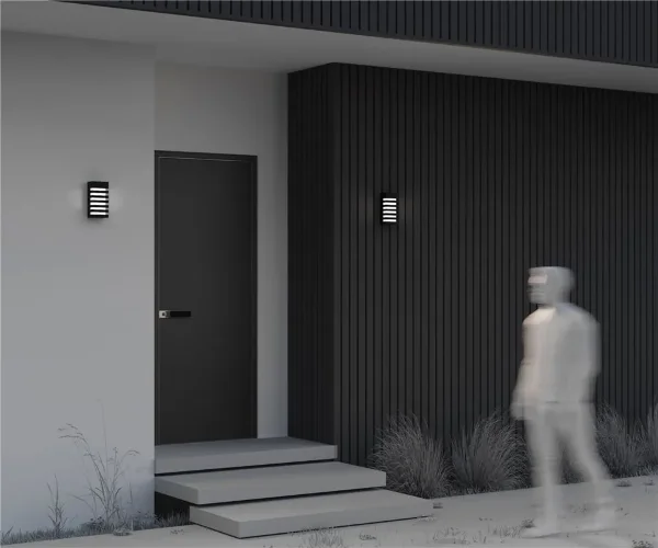 Настенный светильник (бра) Remsa E14х1 40Вт IP 54 (Черный) - фото 7