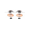 DK3072-WBR Встраиваемый светильник, IP 20, 10 Вт, GU5.3, LED, белый/бронзовый, пластик. Фото 2