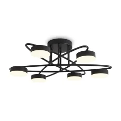 Люстра FR6155CL-L36B Вихрь / Vortex 36 Вт LED (Черный) FR6155CL-L36B