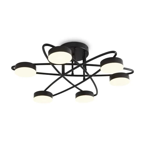 Люстра FR6155CL-L36B Вихрь / Vortex 36 Вт LED (Черный) FR6155CL-L36B - фото 4