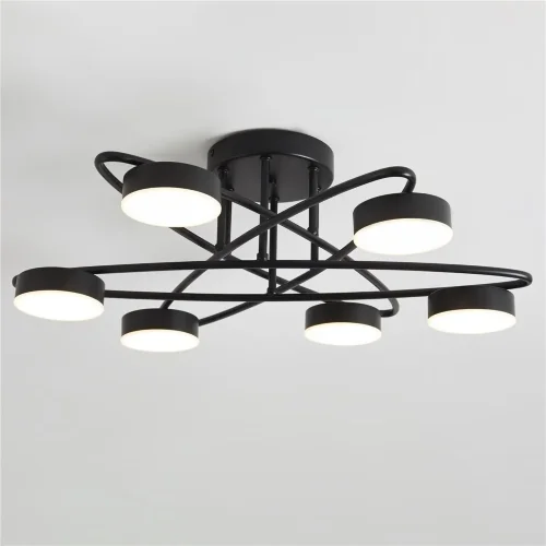 Люстра FR6155CL-L36B Вихрь / Vortex 36 Вт LED (Черный) FR6155CL-L36B - фото 5
