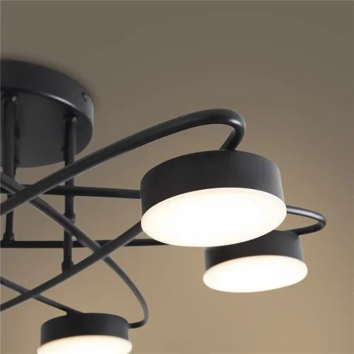 Люстра FR6155CL-L36B Вихрь / Vortex 36 Вт LED (Черный) FR6155CL-L36B - фото 11