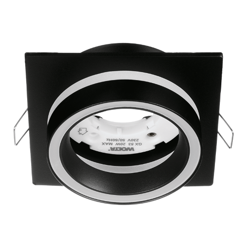 Светильник WOLTA WDL-GX53/06BL-S под лампу GX53 Черный LUCE - фото 4.