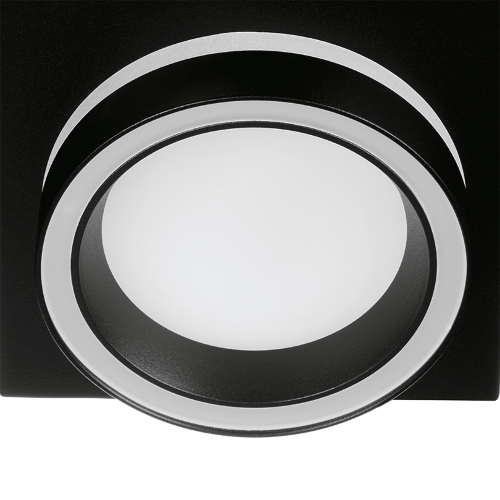 Светильник WOLTA WDL-GX53/06BL-S под лампу GX53 Черный LUCE - фото 5.