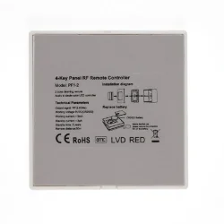Панель PF1-2 White IC27 (DIM, 2 zone, RF 2.4GHz, 3VDC(CR2032))