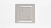 Панель PF1-2 White IC27 (DIM, 2 zone, RF 2.4GHz, 3VDC(CR2032)) - фото.