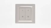 Панель PF1-2 White IC27 (DIM, 2 zone, RF 2.4GHz, 3VDC(CR2032)) - фото I