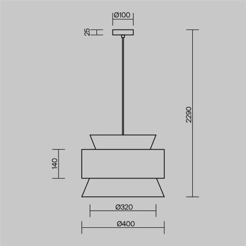 Подвесной светильник Freya FR5492PL-01B (Черный) - фото 7