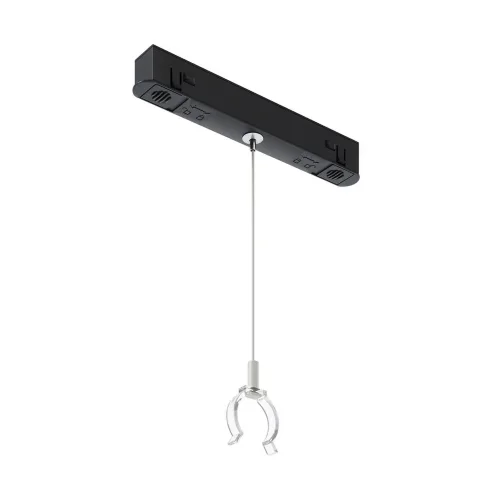 Коннектор с тросовым подвесом Tau в шинопровод Exility (Серебро) - фото