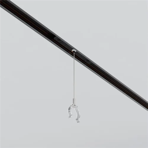 Коннектор с тросовым подвесом Tau в шинопровод Exility (Серебро) - фото 3