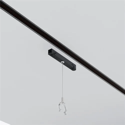 Коннектор с тросовым подвесом Tau в шинопровод Exility (Серебро) - фото 4