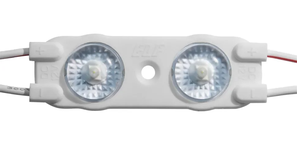 Модуль светодиодный ELF VIVO-2019, 2SMD диод 2835, с линзой, 12В, IP67,  холодный белый - фото