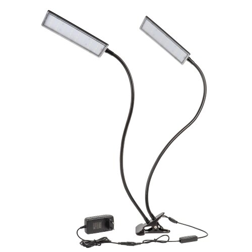 ULT-P37-24W-SPFB-TM-60 IP40 BLACK TWIN Светильник для растений светодиодный с таймером, на прищепке, Спектр для фотосинтеза, TM Uniel - фото 2