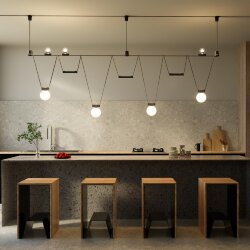 Трековый смарт-светильник для низковольтного шинопровода с двумя режимами работы «Novotech» 359474, серия: EASY - Переключение цв. температуры на корпусе светильника