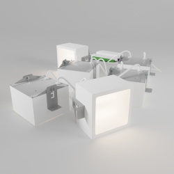 Светильник WOLTA PRO ГАЛАКТИКА ДВО10-54-052-4К-Б с БАП ЕМ3 Микропризма