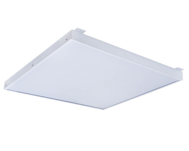 Универсальный офисный светодиодный светильник Грильято 80 Вт IP44 580x580x40 мм 3000K Опал - фото