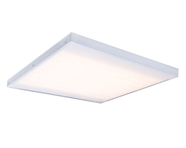 Универсальный офисный светодиодный светильник Грильято 80 Вт IP44 580x580x40 мм 3000K Опал - фото 3