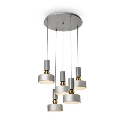 Подвесной светильник Void E14х5 (Серебро)