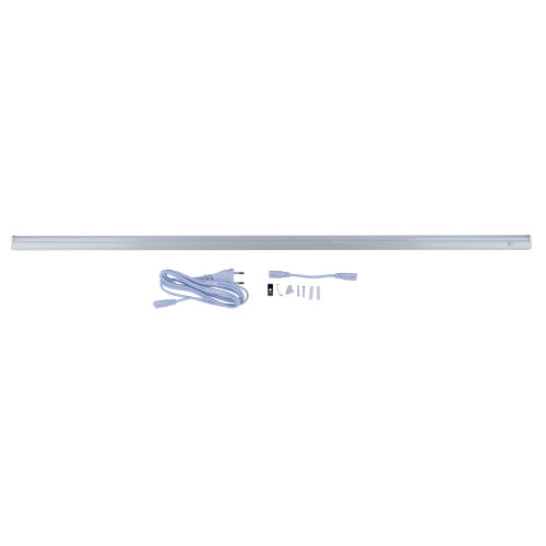 ULI-P11-35W-SPFR IP40 WHITE MATTE Светильник для растений светодиодный линейный, 1150мм, выкл, на корпусе, Алюминий, Спектр для фотосинтеза, TM Uniel - фото 1