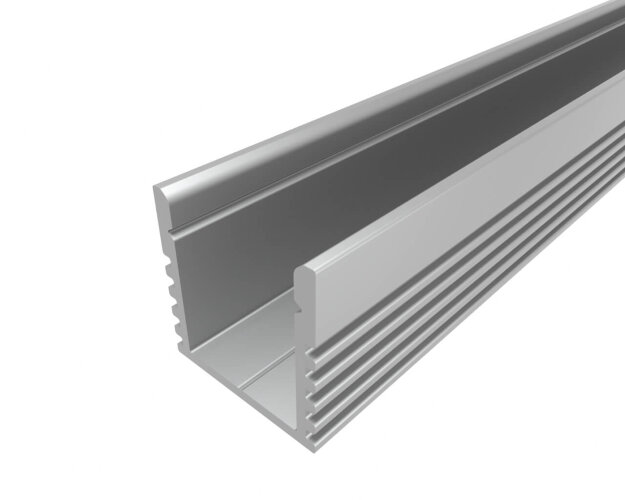 Профиль накладной алюминиевый LC-LP-1616-2 Anod - фото