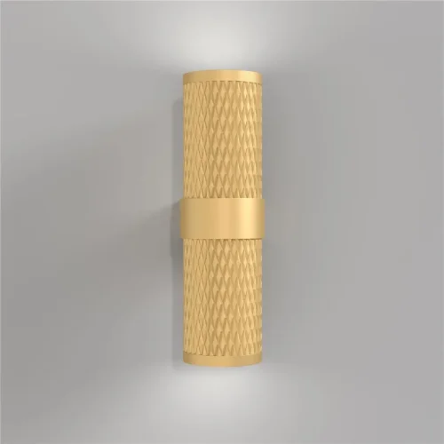 Настенный светильник (бра) Focus Design GU10х2 7Вт IP 20 (Матовое Золото) - фото 6