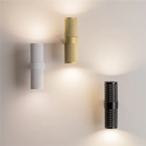 Настенный светильник (бра) Focus Design GU10х2 7Вт IP 20 (Матовое Золото) - фото 8