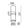 Настенный светильник (бра) Фокус Дизайн / Focus Design GU10х2 (Матовое Золото) C069WL-02MG - фото 4