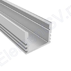 Профиль алюминиевый прямоугольный 4L-1612-S ANOD