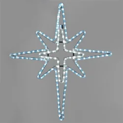Светодиодная Фигура &amp;#171;Полярная Звезда&amp;#187; 70 x 60 см Небесно-Голубая, IP65