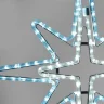 Светодиодная Фигура &#171;Полярная Звезда&#187; 70 x 60 см Небесно-Голубая, IP65. Фото 2.
