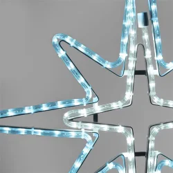 Светодиодная Фигура &amp;#171;Полярная Звезда&amp;#187; 70 x 60 см Небесно-Голубая, IP65