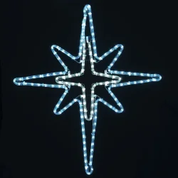 Светодиодная Фигура &amp;#171;Полярная Звезда&amp;#187; 70 x 60 см Небесно-Голубая, IP65