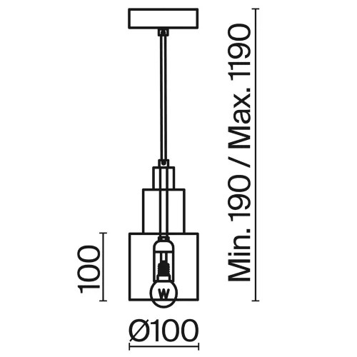 Подвесной светильник Моук / Moke (Латунь) FR4006PL-01BS - фото 2