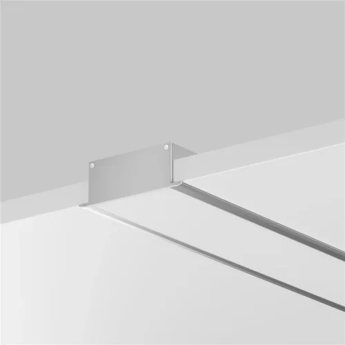 Алюминиевый профиль встраиваемый ALM-8832-S-2M (Серебро) - фото 3