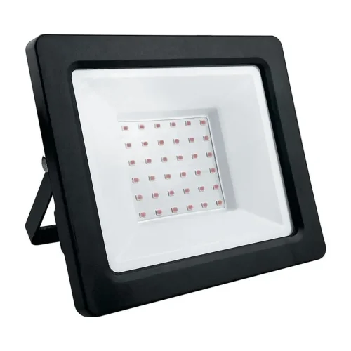 Прожектор светодиодный LL-905 50Вт красн. IP65 AC 230В/50Гц 2835SMD в компактном корпусе черн. FERON 41520 - фото