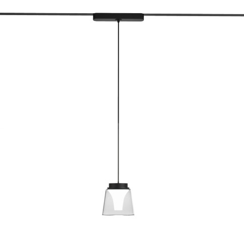 DK5377-BK Светильник для трека Air, серия Hang 2700-6500 со светодиодом, ?90*86mm, 48V DC, 4W, RA?95, 120°, 2700-6500K, IP20, черный, алюминий, стекло, акрил. Фото 3