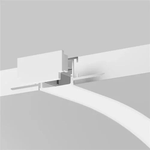 Алюминиевый профиль встраиваемый с вертикальным изгибом ALM-6214TB-S-2M (Серебро) - фото 4