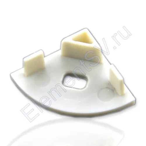 Заглушка с отверстием для профиля A1616 (976) - фото.