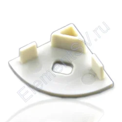 Заглушка с отверстием для профиля A1616 (976)