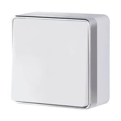 Выключатель одноклавишный Gallant белый W5010001 - фото