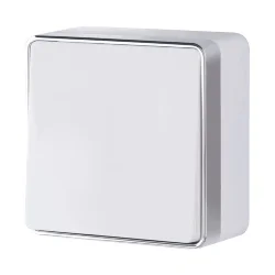 Выключатель одноклавишный Gallant белый W5010001