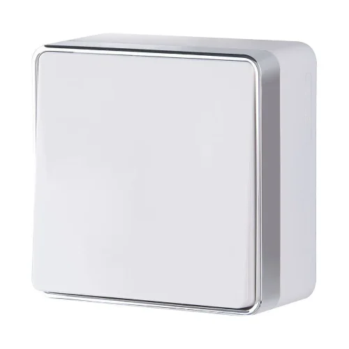 Выключатель одноклавишный Gallant белый W5010001 - фото