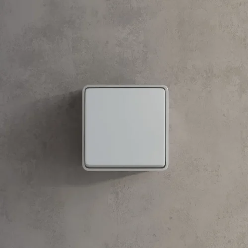 Выключатель одноклавишный Gallant белый W5010001 - фото 2