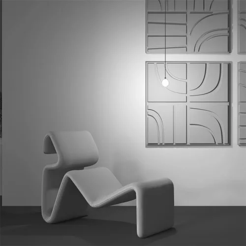 Трековый подвесной светильник Bubble Basity 3000K/6000K 4Вт 360° (Черный) - фото 6